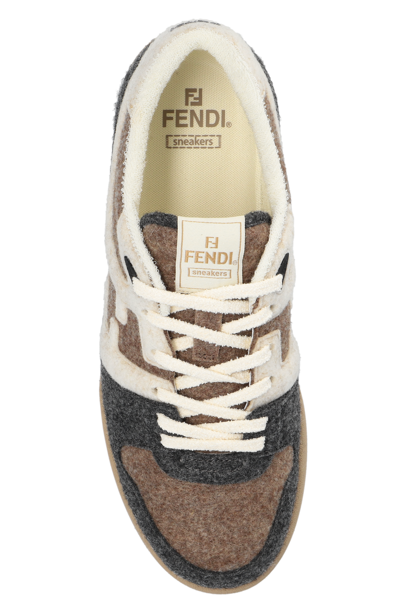 Brown fendi clearance shoes